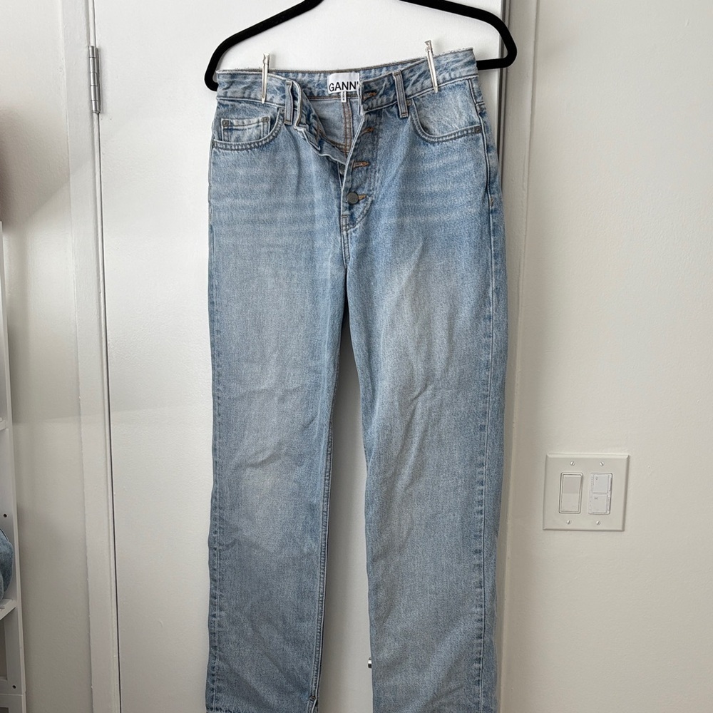 Ganni Classic Blue Denim Jeans